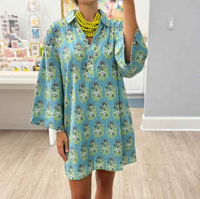 みーちLe  Monceau Lake Dress 62991B_20STEEL_20BLUE-
